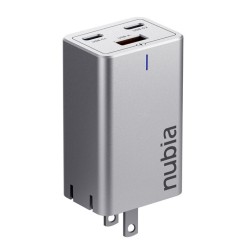 Nubia 65W Gen Pro 2 x tipo C y 1 x puerto USB