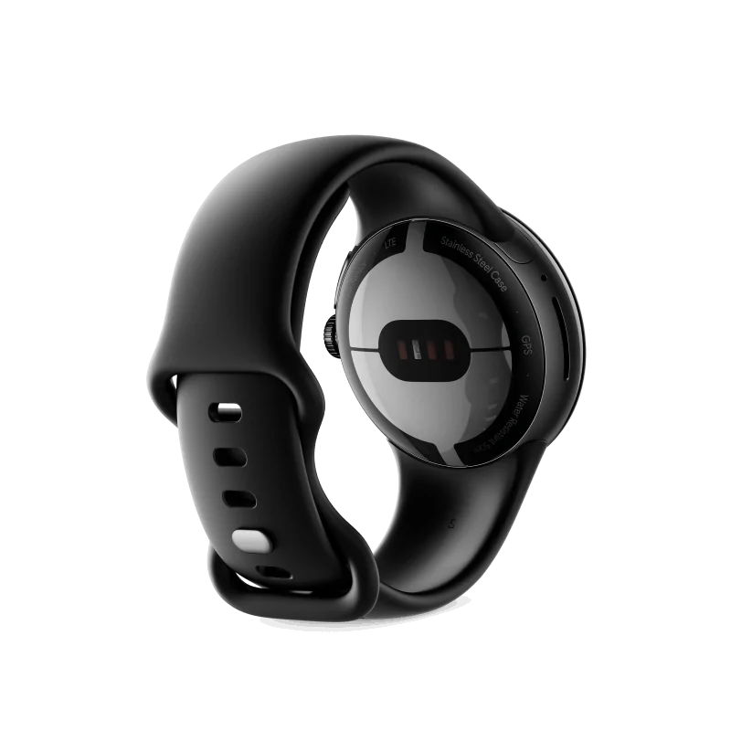 Google Pixel Watch Bluetooth/WiFi (boîtier noir mat avec bande