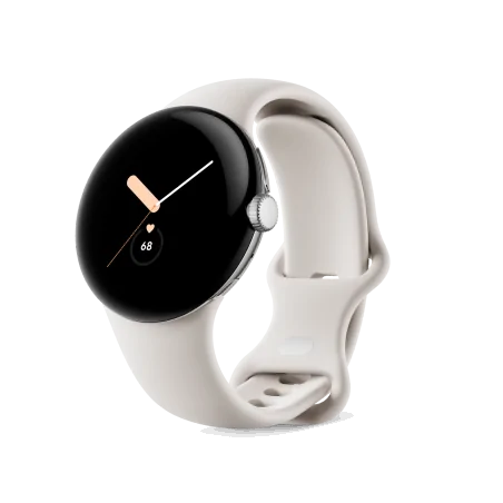 Google Pixel Watch Bluetooth/WiFi (boîtier en argent poli avec
