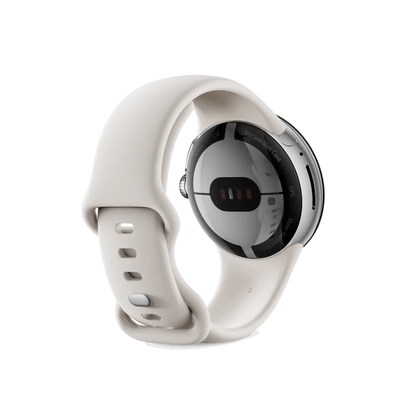 Google Pixel Watch Bluetooth/WiFi (boîtier en argent poli avec