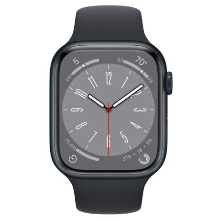 Apple Watch Series 8 GPS Boîtier en aluminium minuit de 45 mm