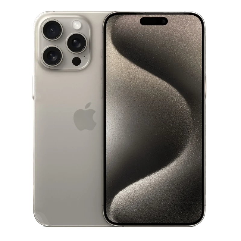 Apple iPhone 15 Pro Max Dual Sim 256GB 5G (Natural Titanium) HK