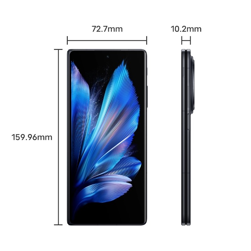 VIVO X Fold 3 12 GB + 256 GB Czarny