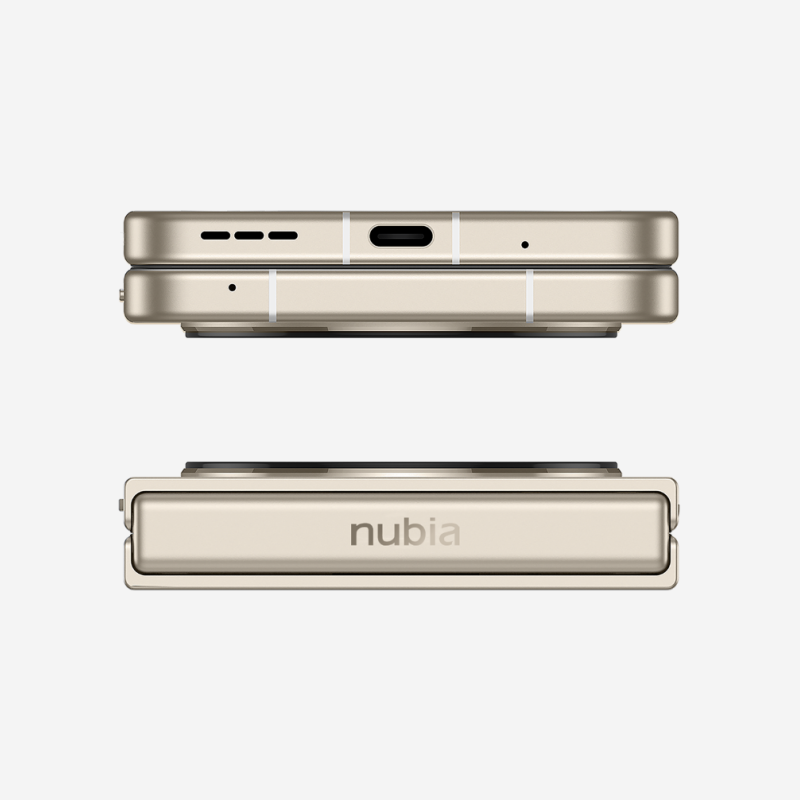 Nubia Flip (dobrável) 12 GB + 256 GB dourado