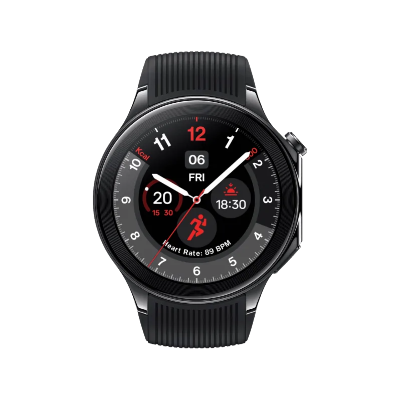 OnePlus Watch 2 Bluetooth (acero negro)