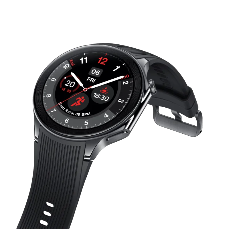 OnePlus Watch 2 Bluetooth (acero negro)