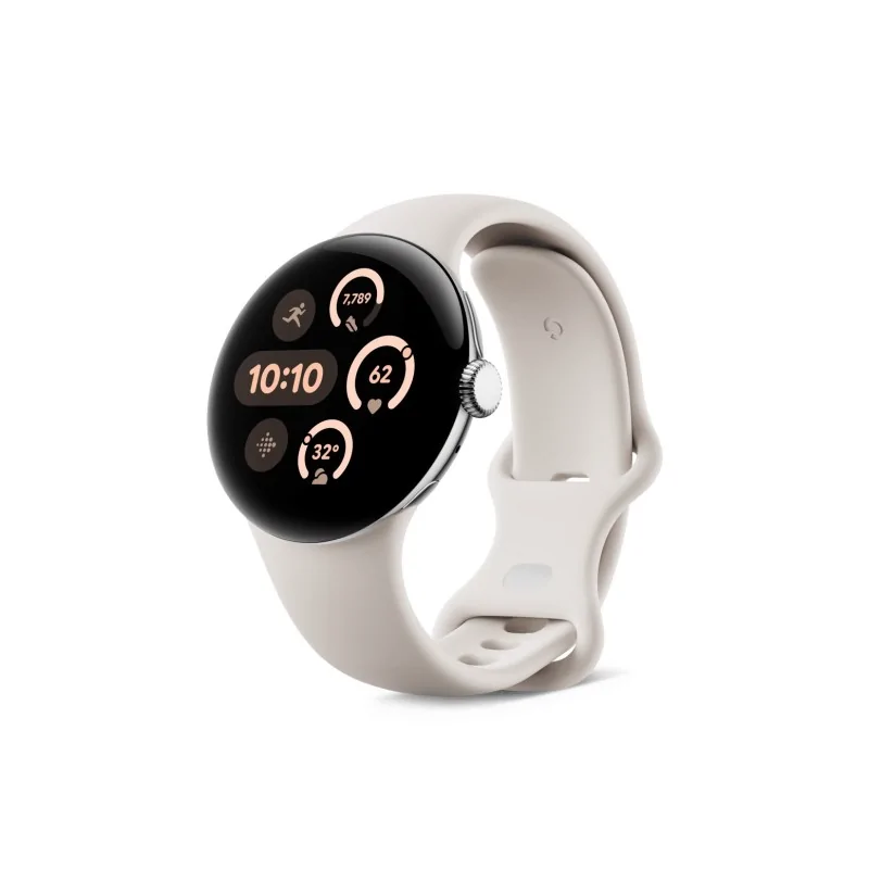 Google Pixel Watch 3 41 mm Bluetooth/WiFi (polerowana srebrna