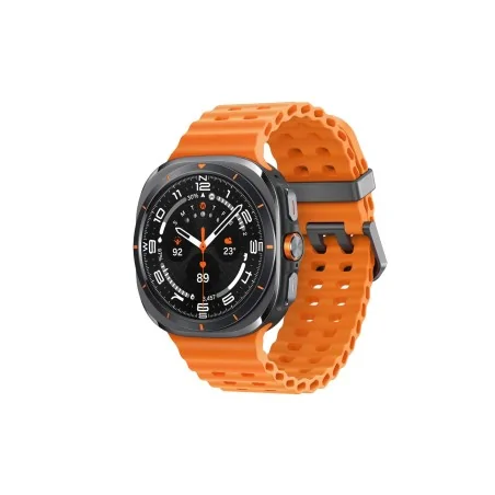Galaxy Watch Ultra 2025 en finition titane bleu