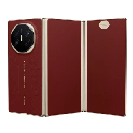 Huawei Mate XTs con design tri-fold in rosso
