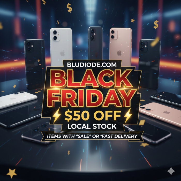 Alerta de Black Friday: $50 de desconto em produtos locais da Bludiode!